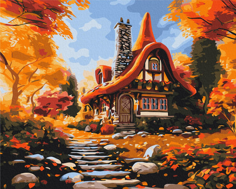 Malen nach Zahlen Herbsthütte (BS53794)
