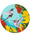 Rundes Malen nach Zahlen Kolibris in Blumen (Größe M) (RC0001M)