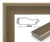 L300 Baguette-Rahmen (gewelltes Holz, 6,4 cm) 40x50 (RN60)