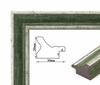 L300 Baguette-Rahmen (dunkler Smaragd, 3 cm) 40х50 (RN76)