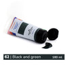 Acrylfarbe Schwarz-grün (TBA180062)