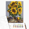 Malen nach Zahlen Stillleben mit einem Strauß der Sonnenblumen (RBS51955)